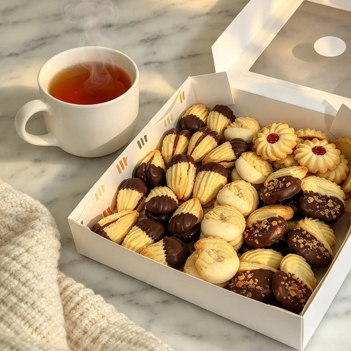 Galletas Finas Surtidas de Mantequilla (50 o 100 Uds)