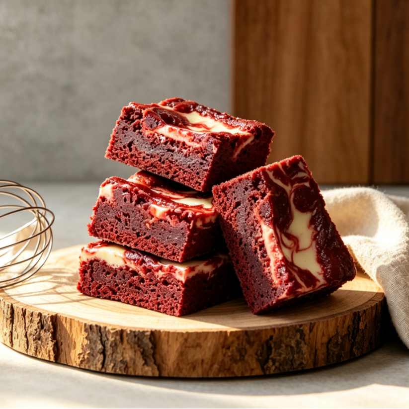 Red velvet cheesecake brownies Puro Dulce